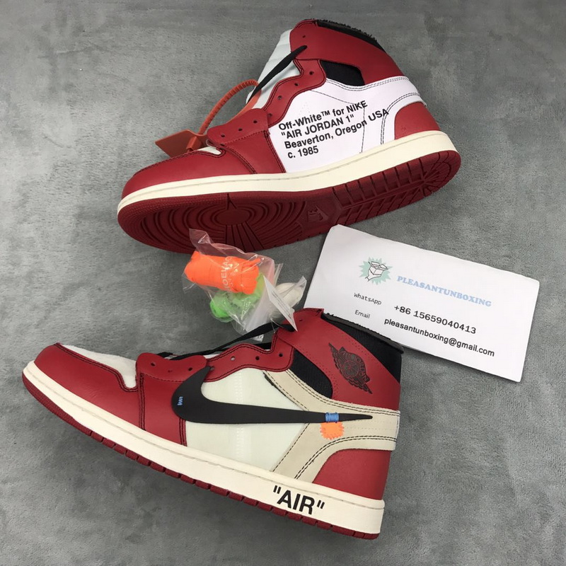 Authentic Air Jordan 1 Off White GS